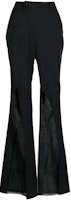 (Women) Feng Chen Wang SS23 High-Waisted Flare Pants with Cutout Design. FWS15TR11 (Women) Feng Chen Wang SS23 High-Waisted Flare Pants with Cutout Design. FWS15TR11