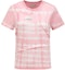 Order (W) Camiseta Feng Chen Wang Tie-Dye Desestructurada Cuello Redondo Rosa FWS17TS03