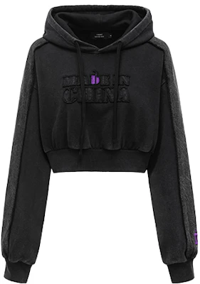 (W) Feng Chen Wang x D Desirable Baju Hitam Deconstructed Washed Cropped Sweater FDD-HD01 Buy (W) Feng Chen Wang x D Desirable Baju Hitam Deconstructed Washed Cropped Sweater FDD-HD01