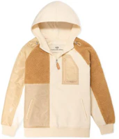 (Women) Feng Chen Wang x UGG Patchwork Hoodie Beige 1143272 (Women) Feng Chen Wang x UGG Patchwork Hoodie Beige 1143272