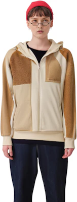 (W) Feng Chen Wang x UGG Patchwork Hoodie Beige Lelaki & Wanita 1143272 Lookbook (W) Feng Chen Wang x UGG Patchwork Hoodie Beige Lelaki & Wanita 1143272