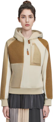 (W) Feng Chen Wang x UGG Patchwork Hoodie Beige Lelaki & Wanita 1143272 Details for (W) Feng Chen Wang x UGG Patchwork Hoodie Beige Lelaki & Wanita 1143272