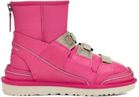 王逢陳/FENG CHEN WANG x UGG PU 戶外休閒 中筒 雪地靴 女款 粉紅色 Shop 王逢陳/FENG CHEN WANG x UGG PU 戶外休閒 中筒 雪地靴 女款 粉紅色