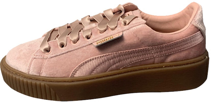 (Women) Puma Suede Platform Pink Skateboarding Shoes Pink 366721-02 Buy (Women) Puma Suede Platform Pink Skateboarding Shoes Pink 366721-02