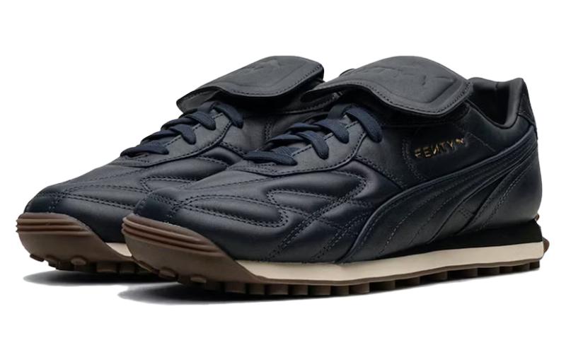 Lookbook PUMA 耐磨透氣 低幫 跑步鞋 女款 黑色