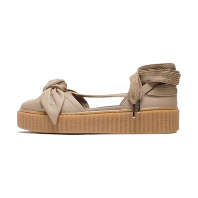 (W) Fenty Puma Bow Creeper Sandal 'Natural'