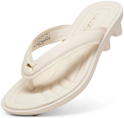 (W) Fenty x Puma Cat Cleat Sandal ''Alpine Snow Gold'' Wanita Edisi Terhad. 404770-01 Details for (W) Fenty x Puma Cat Cleat Sandal ''Alpine Snow Gold'' Wanita Edisi Terhad. 404770-01