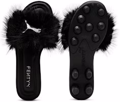 Shop (W) FENTY x Puma 貓咪鞋扣涼鞋 ''時尚毛絨黑'' 404768-02