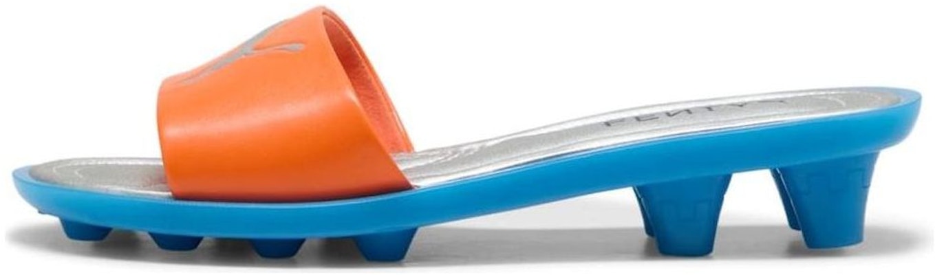 (Women) FENTY x Puma Cat Cleat Sandals 'Rickie Orange Racing Blue' 405980-01 Buy (Women) FENTY x Puma Cat Cleat Sandals 'Rickie Orange Racing Blue' 405980-01