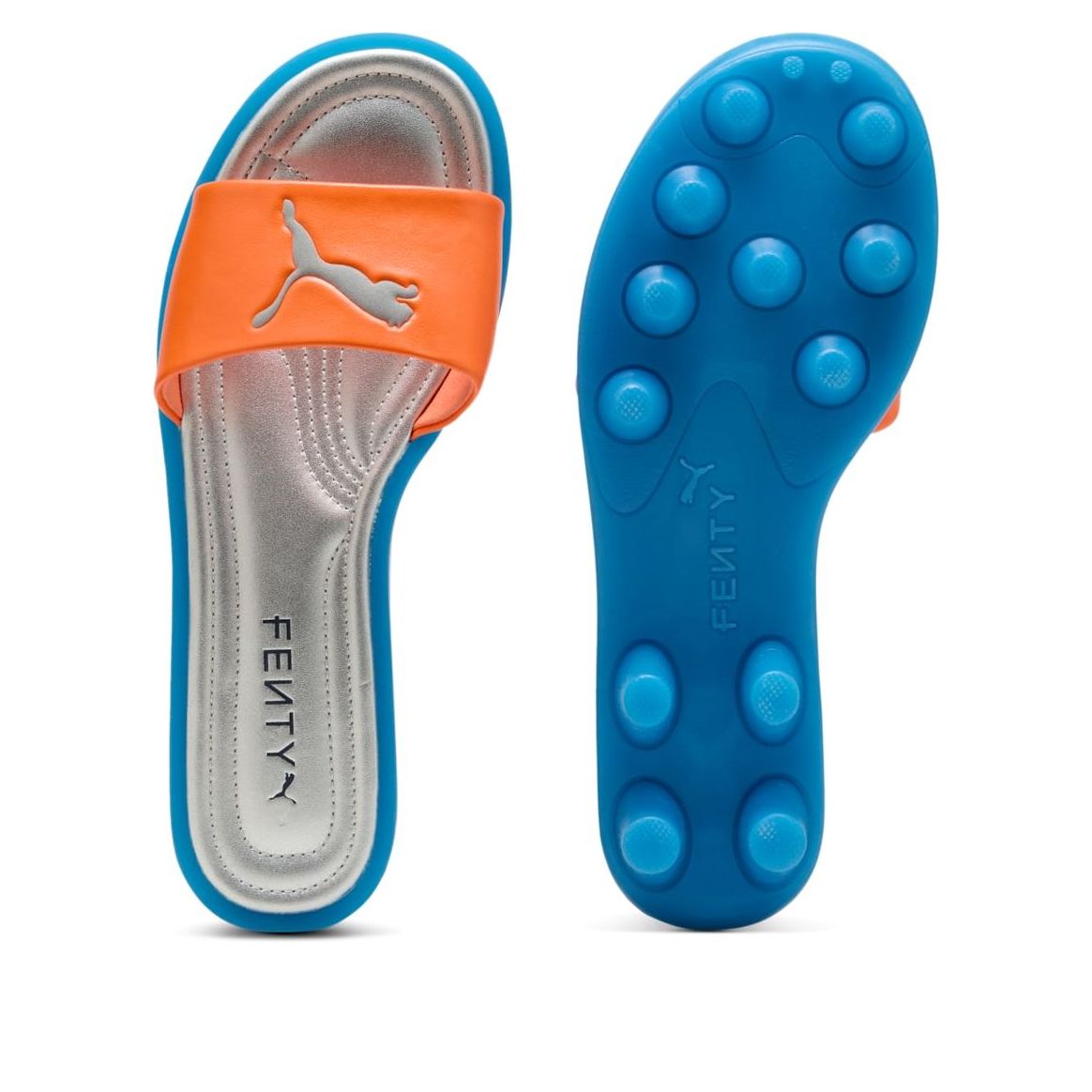 Purchase (W) FENTY x Puma 貓釘涼鞋 ''Rickie Orange Racing Blue'' 橘藍配色 405980-01