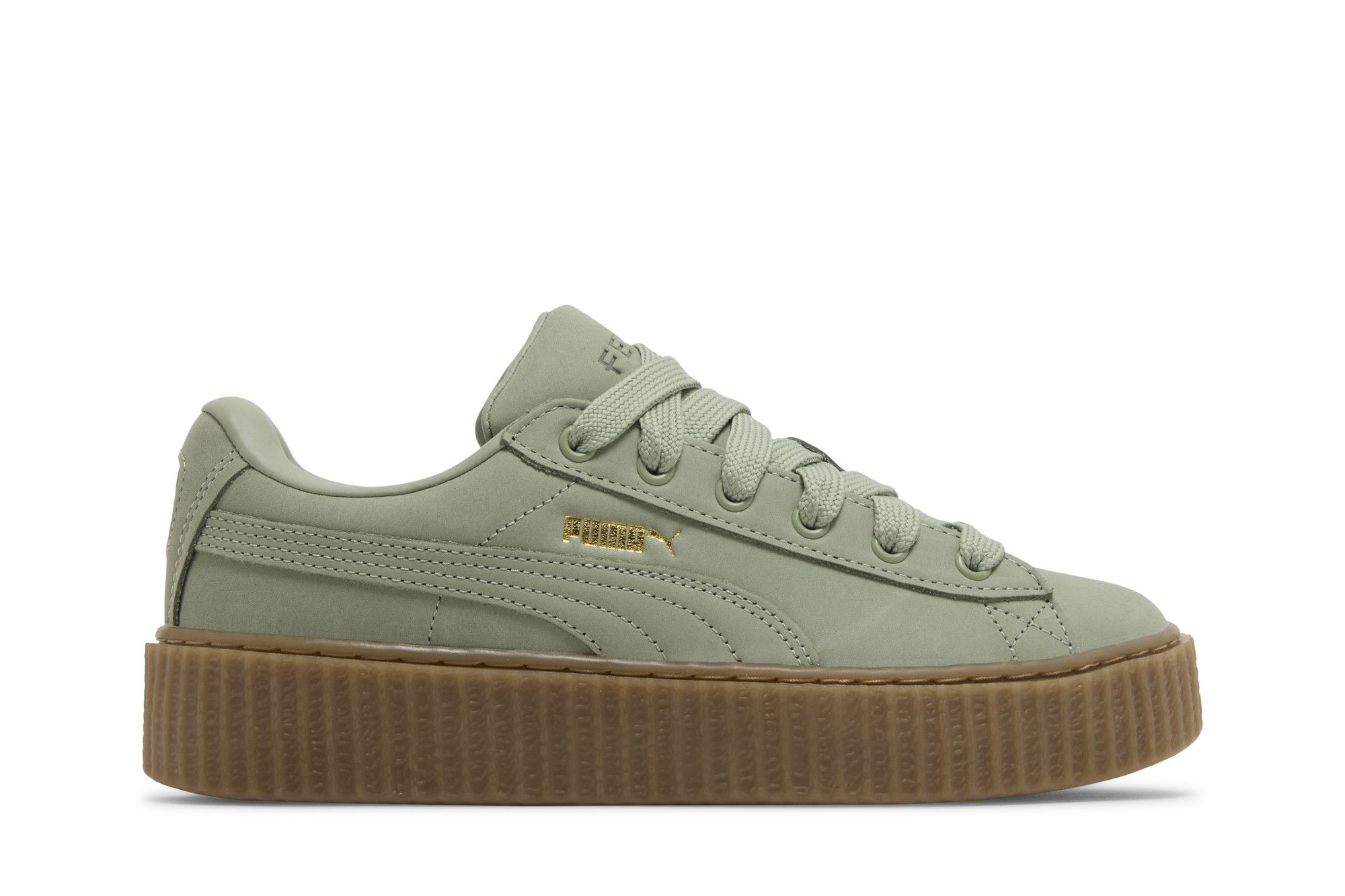 (Women) Fenty x Puma Creeper Phatty 'Earth Tone Pack - Green Fog' 399865-02