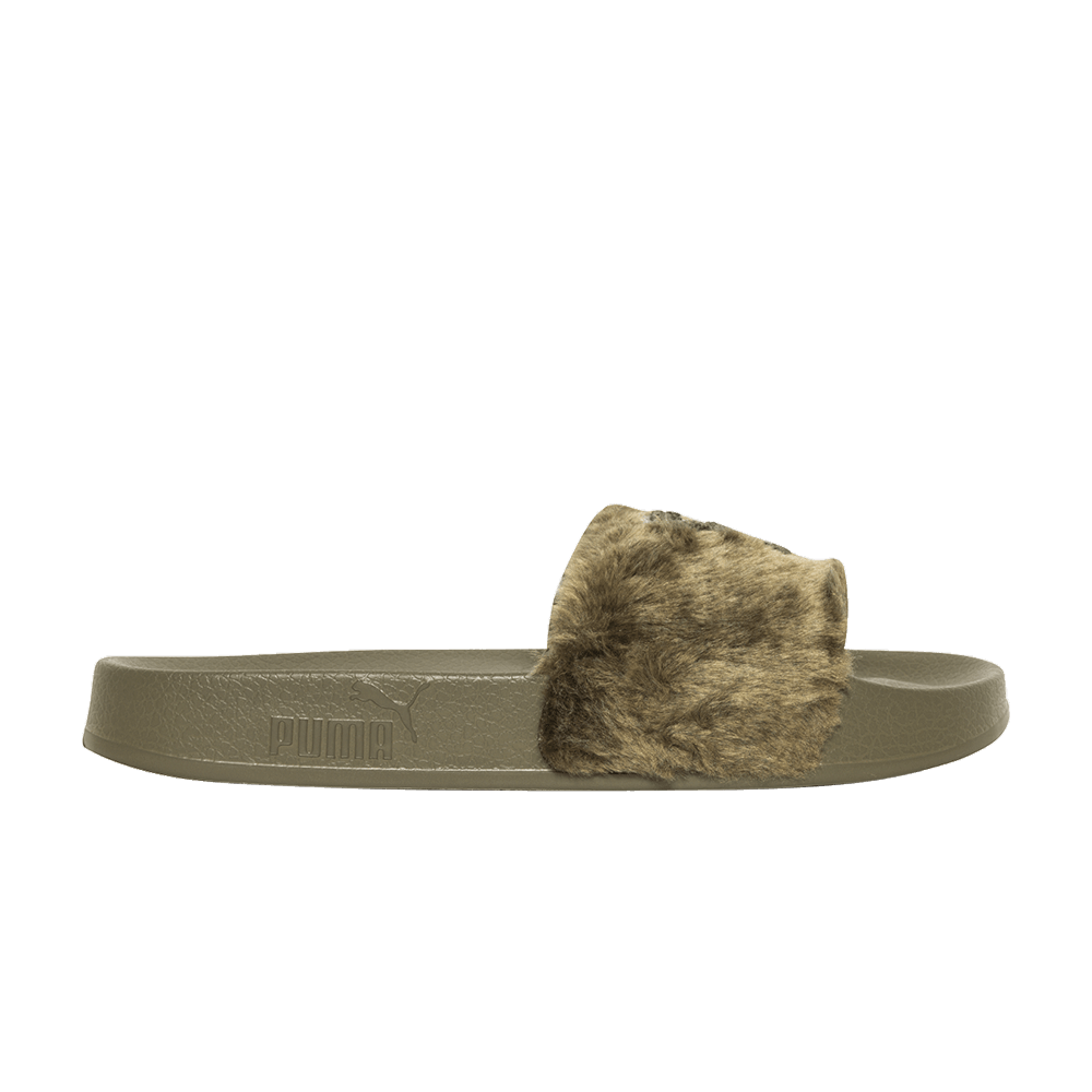Buy (W) Fenty x Puma Leadcat Fur Slide 'Olive' Sandal 367089-02