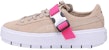 (W) Fenty x Puma Platform Trace Buckle 'Cement Pink' dalam warna Merah Jambu Simen. 367451-02