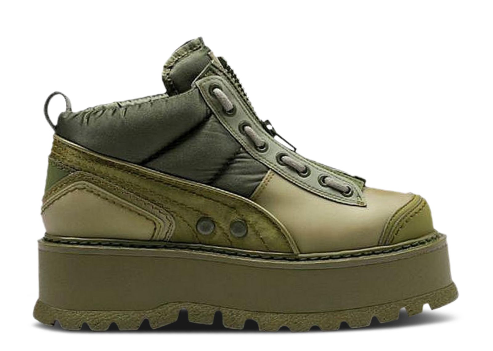 (Women) Fenty x Puma Sneaker Boot Zip 'Army Green'  365775-03