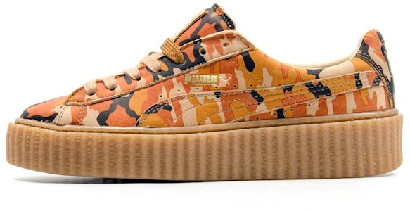 (W) Fenty x Puma Suede Creepers 'Orange Camo' – Oren Penyamar 362341-01 Buy (W) Fenty x Puma Suede Creepers 'Orange Camo' – Oren Penyamar 362341-01