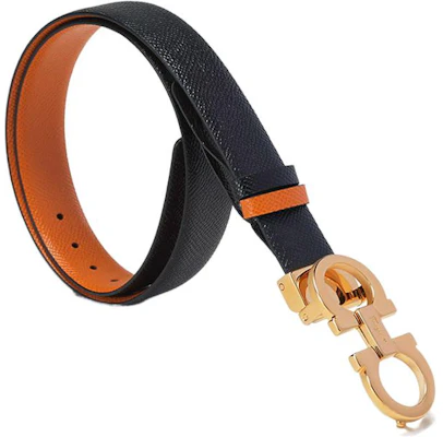 (W) Ferragamo 可調節Gancini雙面皮革腰帶 2.5CM。 23A565-752803 Lookbook (W) Ferragamo 可調節Gancini雙面皮革腰帶 2.5CM。 23A565-752803