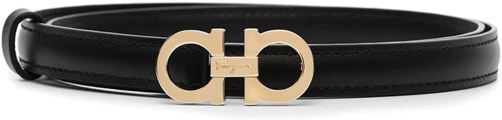 (W) FERRAGAMO 黑色皮帶,雕刻字母扣設計 - 1.5公分寬 23B224675180C Buy (W) FERRAGAMO 黑色皮帶,雕刻字母扣設計 - 1.5公分寬 23B224675180C