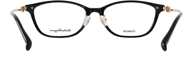 Purchase (Women) Ferragamo Black Optical Glasses, Alphabet Detail, Irregular Frame. SF2900A 001