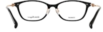 Purchase (W) Ferragamo 黑色光学眼镜,字母细节,不规则镜框。 SF2900A 001