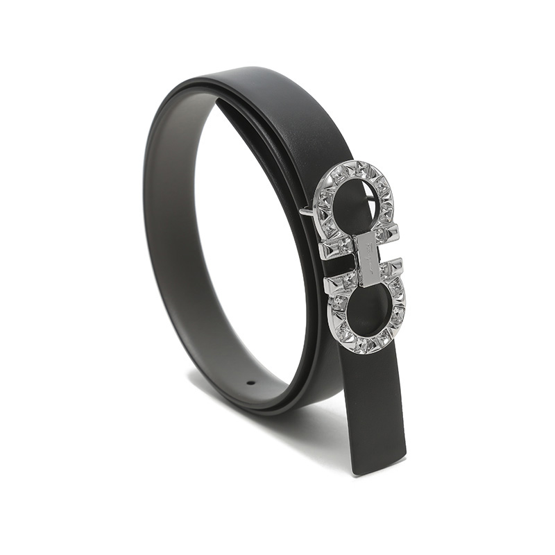 (Women) FERRAGAMO  Double-Sided Leather Belt 2.5cm - Uncuttable Design. 230205-764066 圖 3