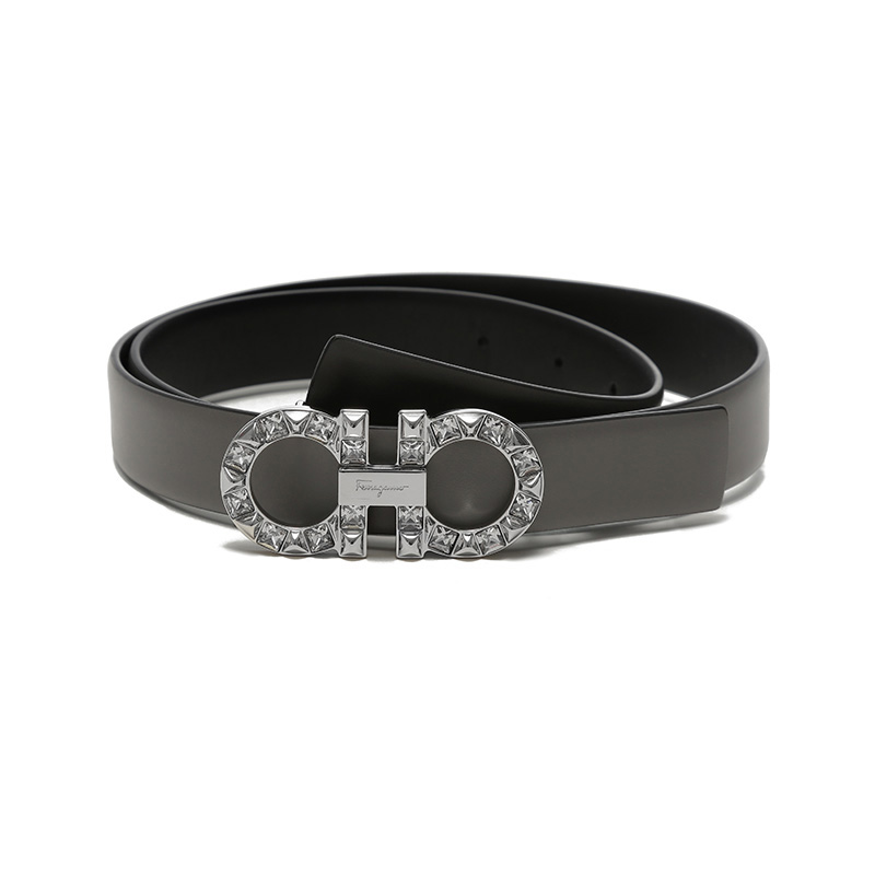 (Women) FERRAGAMO  Double-Sided Leather Belt 2.5cm - Uncuttable Design. 230205-764066 圖 5