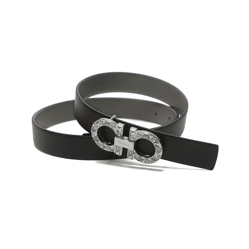 (Women) FERRAGAMO  Double-Sided Leather Belt 2.5cm - Uncuttable Design. 230205-764066 圖 6
