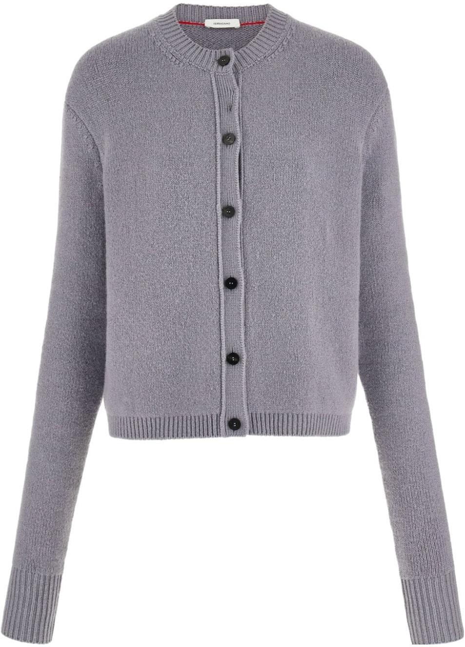women-ferragamo-fw-23-grey-solid-knit-cardigan-long-sleeve-casual-sweater-767364