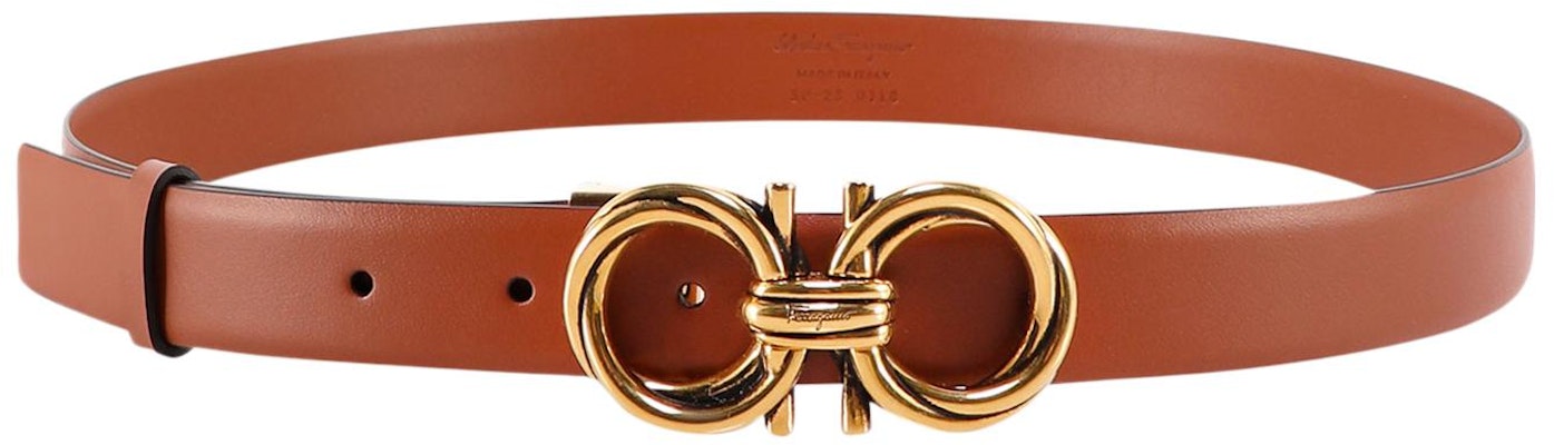 (W) Cinturón de Cuero FERRAGAMO Gancini Marrón 2.5cm Ancho. 230118751188SIENATAN Buy (W) Cinturón de Cuero FERRAGAMO Gancini Marrón 2.5cm Ancho. 230118751188SIENATAN