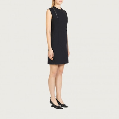 (W) FERRAGAMO Gaun Hitam Tanpa Lengan dengan Rekaan Zip Belakang. 135126749058 Purchase (W) FERRAGAMO Gaun Hitam Tanpa Lengan dengan Rekaan Zip Belakang. 135126749058