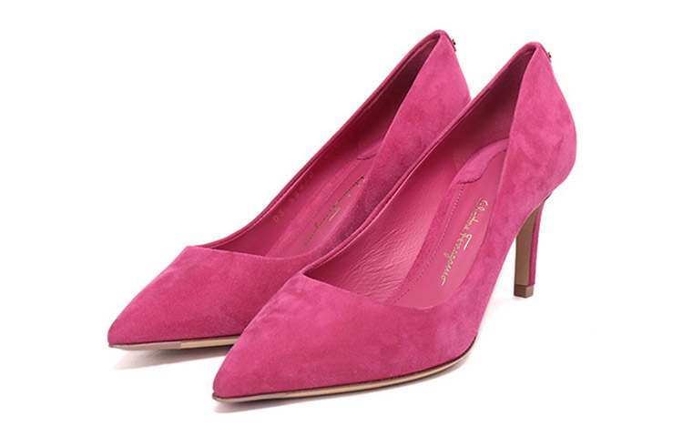 (W) FERRAGAMO Alba 70 'Begonia Pink Suede' 圖 3