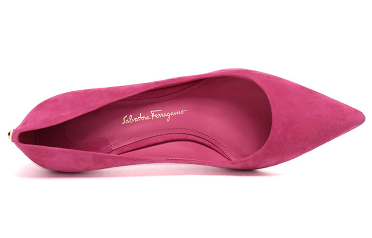 (W) FERRAGAMO Alba 70 'Begonia Pink Suede' 圖 5