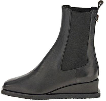 (W) FERRAGAMO Sepatu Boots Hitam Klasik Ujung Kotak 01C409-745652 Buy (W) FERRAGAMO Sepatu Boots Hitam Klasik Ujung Kotak 01C409-745652