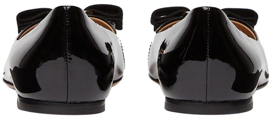 (Women) FERRAGAMO Ballet Flat 'Black Patent Leather' 574556 Shop (Women) FERRAGAMO Ballet Flat 'Black Patent Leather' 574556