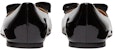 (W) FERRAGAMO Kasut Flat Balerina 'Kulit Berkilat Hitam' 574556