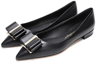Lookbook (W) FERRAGAMO Bailarinas 'Double Bow Black' 01P335-704646