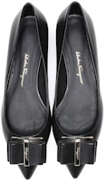 Shop (W) FERRAGAMO Bailarinas 'Double Bow Black' 01P335-704646