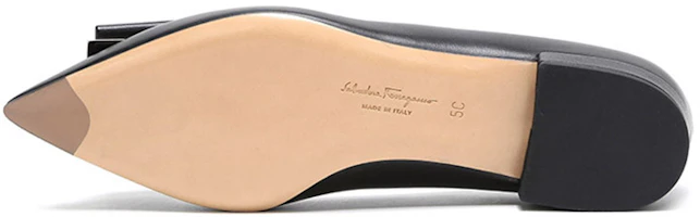 Details for (W) FERRAGAMO Bailarinas 'Double Bow Black' 01P335-704646