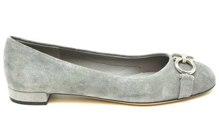 (W) FERRAGAMO Ballet Flat 'Grey Suede' 圖 2