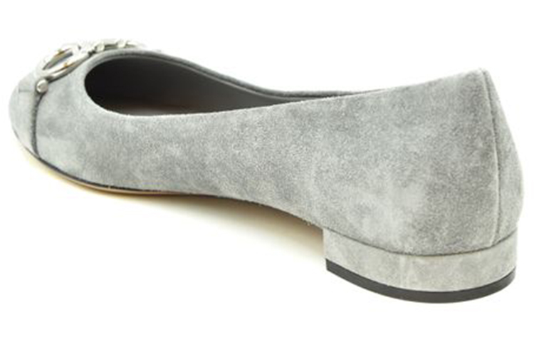 (W) FERRAGAMO Ballet Flat 'Grey Suede' 圖 3