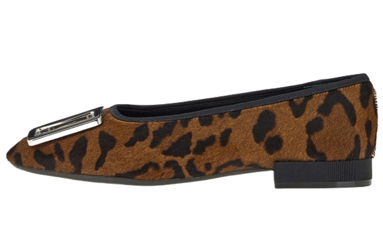 Buy (W) FERRAGAMO Ballet Flat 'Coklat Cetakan Harimau Bintang' 01D170-750883