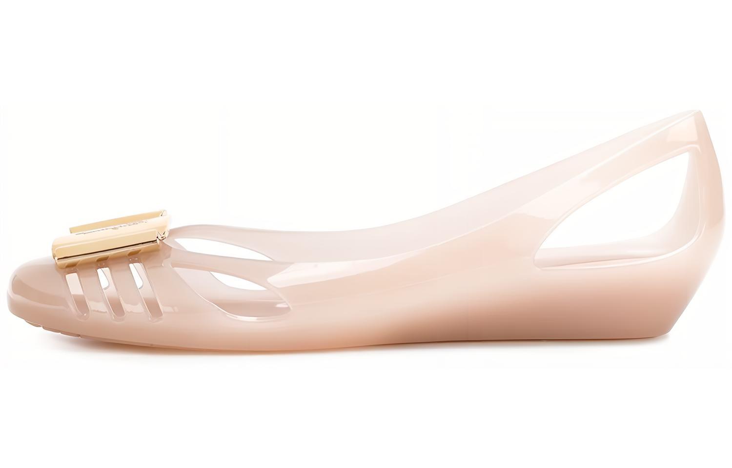 (W) FERRAGAMO Ballet Flat 'Light Pink Gold' 033711 606732