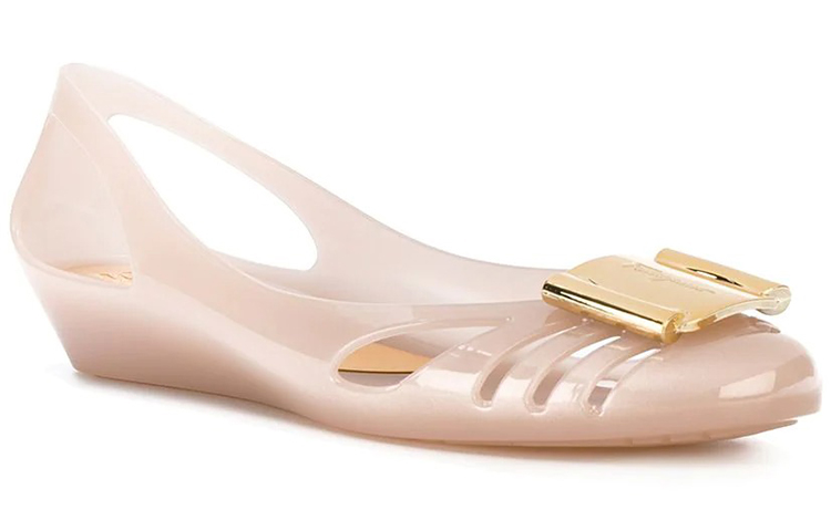 (W) FERRAGAMO Ballet Flat 'Light Pink Gold' 033711 606732 圖 2