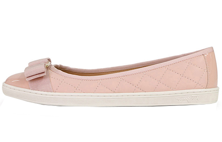 (W) FERRAGAMO Ballet Flat 'Pink Bow'