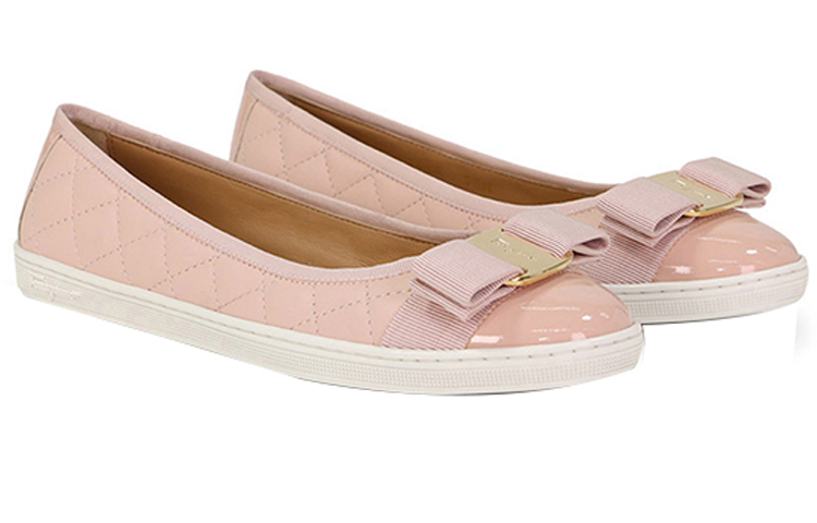 (W) FERRAGAMO Ballet Flat 'Pink Bow' 圖 2
