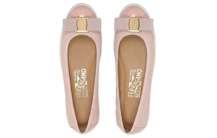 (W) FERRAGAMO Ballet Flat 'Pink Bow' 圖 3