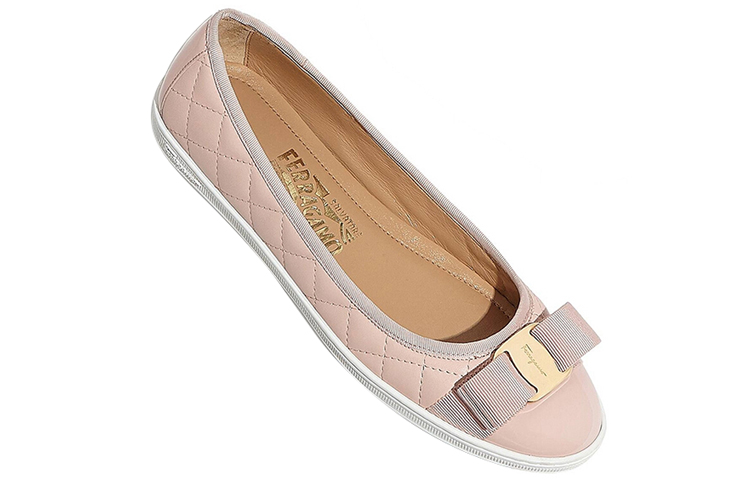 (W) FERRAGAMO Ballet Flat 'Pink Bow' 圖 4