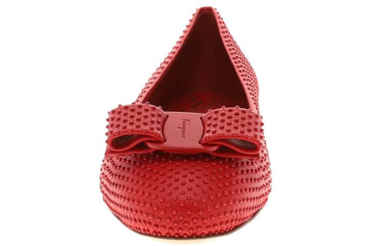 (W) FERRAGAMO Ballet Flat 'Red Leather' 圖 3