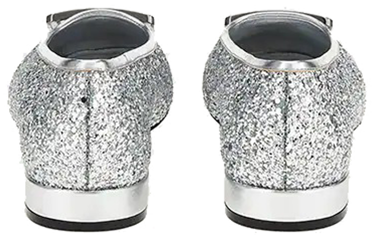 (W) FERRAGAMO Ballet Flat 'Silver' 圖 4