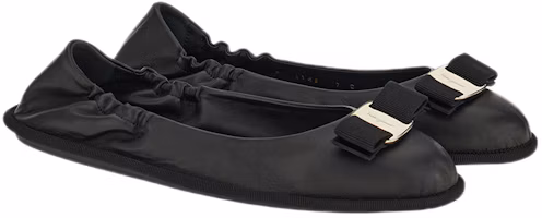 Order (Women) FERRAGAMO Ballet Flats 'Black Leather' 01D973-756654