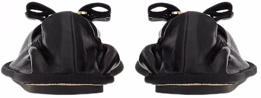 Shop (Women) FERRAGAMO Ballet Flats 'Black Leather' 01D973-756654